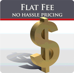 Flat Fee No Hassle Pricing